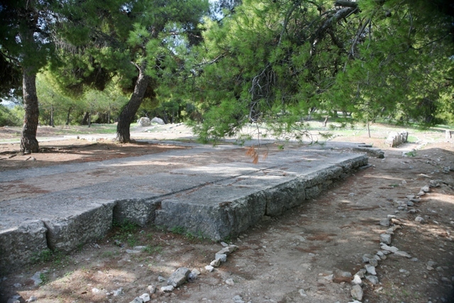 The 5thC BC temple foundation stone blocks